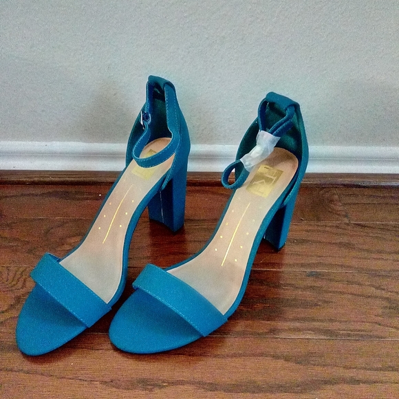 Beka-01 Cobolt Blue Block Heel - Picture 2 of 8